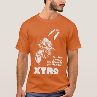 XTRO Retro 80s Horror Film T-shirt