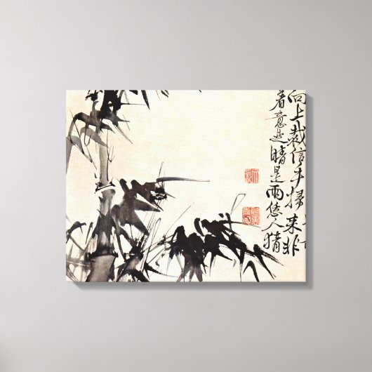 Xu Wei - Bamboe Canvas Afdruk (Voorkant)