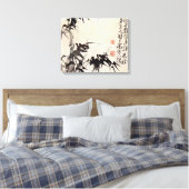 Xu Wei - Bamboe Canvas Afdruk (Insitu (Slaapkamer))