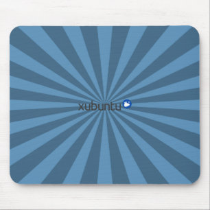 Xubuntu Linux Blue StarBurst Muismat
