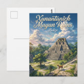 Xunantunich Belize Briefkaart (Voorkant / Achterkant)