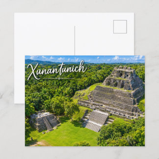 Xunantunich Belize Mayan archeologische bezienswaa Briefkaart
