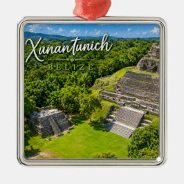 Xunantunich Belize Mayan archeologische bezienswaa Metalen Ornament