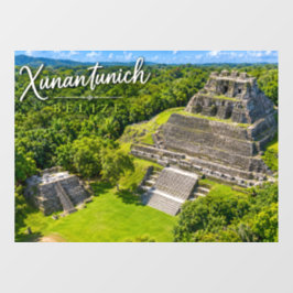 Xunantunich Belize Mayan archeologische bezienswaa Raamsticker