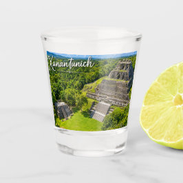 Xunantunich Belize Mayan archeologische bezienswaa Shot Glas