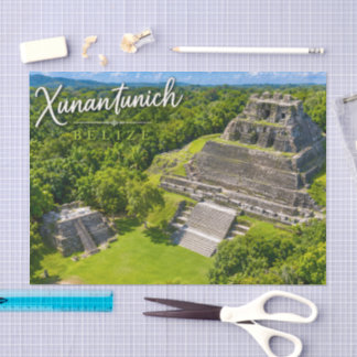 Xunantunich Belize Mayan archeologische bezienswaa Tissuepapier