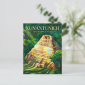 Xunantunich Mayan Ruins Belize Briefkaart (Staand voorkant)
