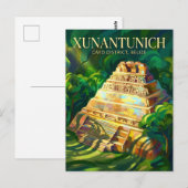 Xunantunich Mayan Ruins Belize Briefkaart (Voorkant / Achterkant)