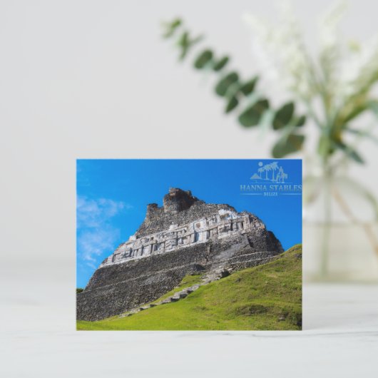 Xunantunich Mayan Ruins in Belize Briefkaart (Staand voorkant)