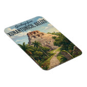 Xunantunich Mayaruïnes Belize Magneet (Rechterzijde)
