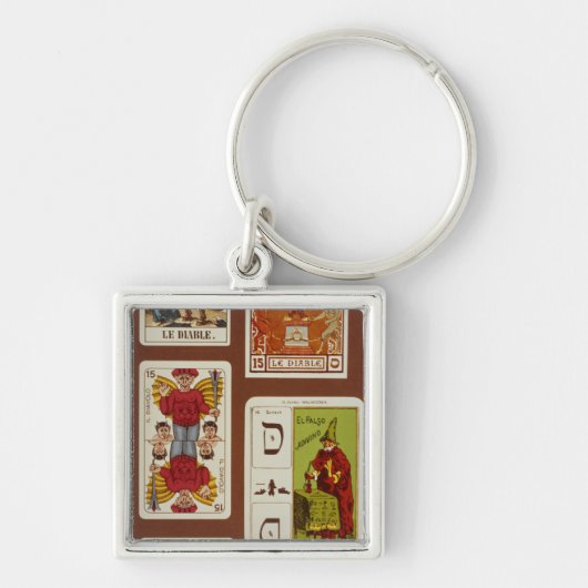 XV De duivel Sleutelhanger (Voorkant)