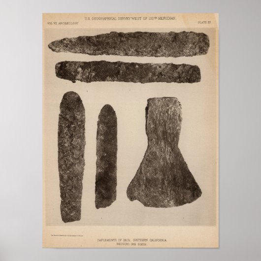 XV ijzergereedschap, dus Californië Poster (Voorkant)