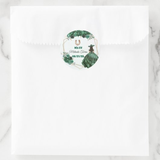 XV-stickers Ronde Sticker (Tas)