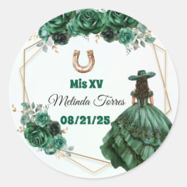 XV-stickers Ronde Sticker