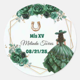 XV-stickers Ronde Sticker