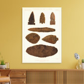 XVI Stone implementen, New Mexico Canvas Afdruk (Insitu (Woonkamer))