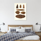XVI Stone implementen, New Mexico Canvas Afdruk (Insitu (Slaapkamer))