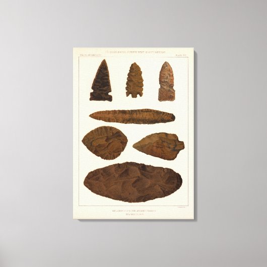 XVI Stone implementen, New Mexico Canvas Afdruk (Voorkant)