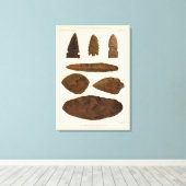 XVI Stone implementen, New Mexico Canvas Afdruk (Insitu (Houten vloer))
