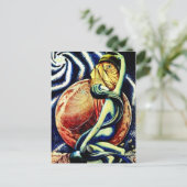 XVII Het Star Tarot-Briefkaart Briefkaart (Staand voorkant)