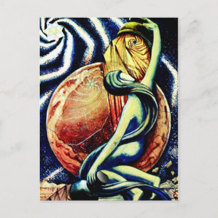 XVII Het Star Tarot-Briefkaart Briefkaart