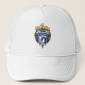 XVIII Airborne Corps Amazing Sky Dragons Trucker Pet (Voorkant)