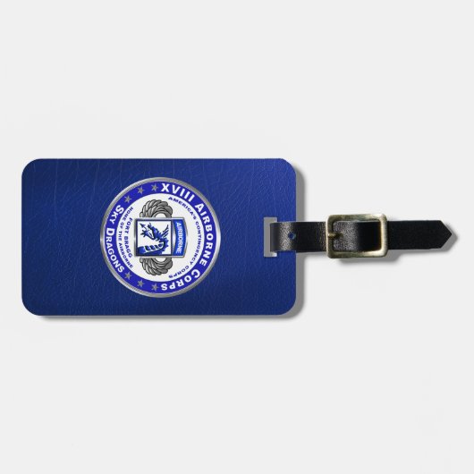 XVIII Airborne Corps Bagagelabel (Voorkant horizontaal)