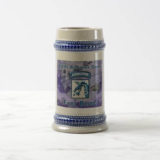 XVIII Airborne Corps Gift Stein Bierpul (Center)