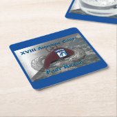 XVIII Airborne Corps Kartonnen Onderzetters (Schuin)