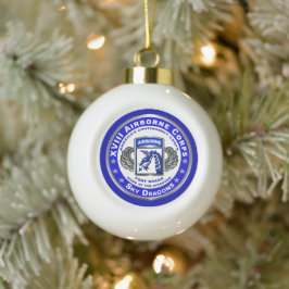 XVIII Airborne Corps Keramische Bal Ornament