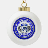 XVIII Airborne Corps Keramische Bal Ornament (Voorkant)