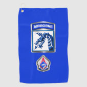 XVIII Airborne Corps Patch & Insignia Golfhanddoek (Voorkant)