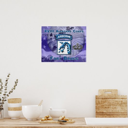 XVIII Airborne Corps Poster New Design! (Keuken)