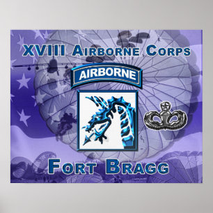 XVIII Airborne Corps Poster New Design!