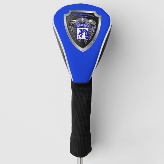 XVIII Airborne Corps Schild Golfheadcover (Voorkant)
