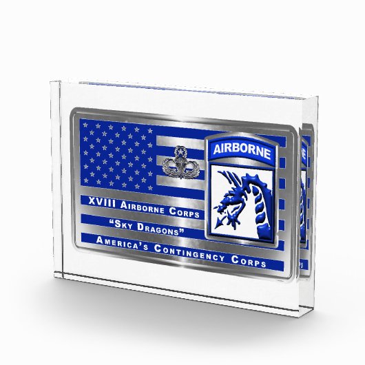 XVIII Airborne Corps Sky Dragons Fotoblokken (Rechts)