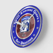 XVIII Airborne Corps Sky Dragons Ronde Klok (Hoek)
