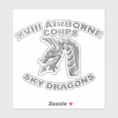 XVIII AIRBORNE CORPS STICKER (Vel)