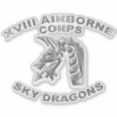 XVIII AIRBORNE CORPS STICKER (Voorkant)