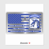 XVIII AIRBORNE CORPS STICKER (Vel)