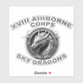 XVIII AIRBORNE CORPS STICKER (Vel)