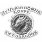 XVIII AIRBORNE CORPS STICKER (Voorkant)