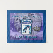 XVIII Airborne Corps Wandkleed (Voorkant (horizontaal))
