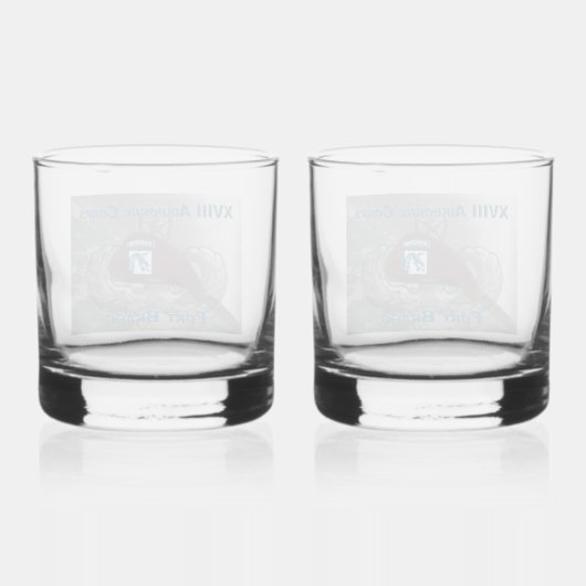 XVIII AIRBORNE CORPS WHISKY GLAS (Achterkant)