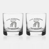 XVIII AIRBORNE CORPS WHISKY GLAS (Voorkant)
