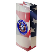 XVIII Airborne Corps Wijn Cadeautas (Voorkant Gekanteld)