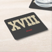 XVIII KARTONNEN ONDERZETTERS (Schuin)