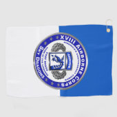 XVIII LUCHTLANDINGCORPS  GOLFHANDDOEK (Horizontaal)