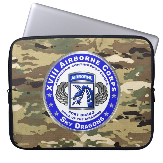 XVIII LUCHTLANDINGCORPS LAPTOP SLEEVE (Voorkant)