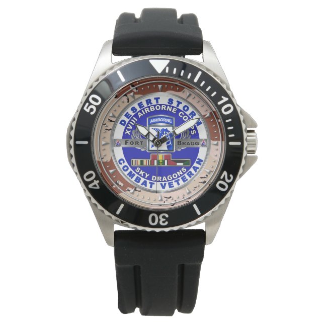 XVIII Luchtlandingskorps Desert Storm Horloge (Voorkant)
